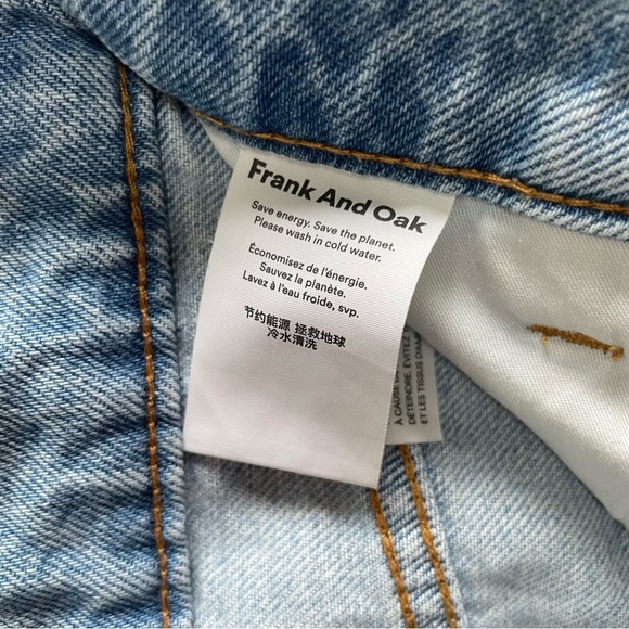 Frank and Oak Wide Leg Courtney Jeans - Picture 6 of 9